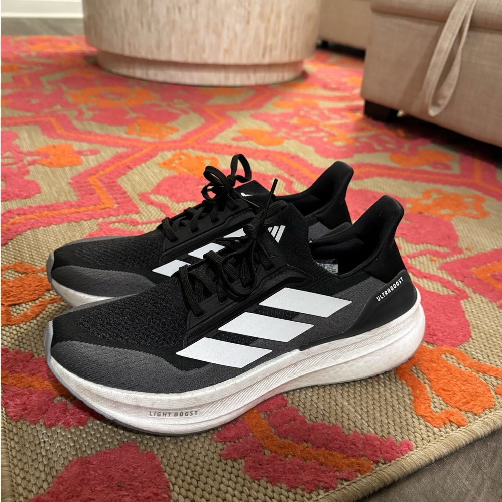 Black and White Adidas Ultraboost